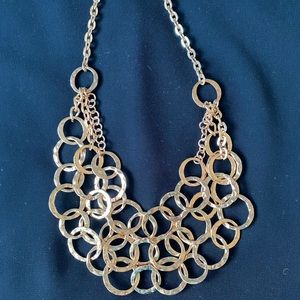 Faux Rose Gold Necklace